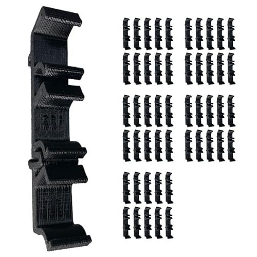 50pcs DIN Rail Mount Clips for Wago 221 Connectors