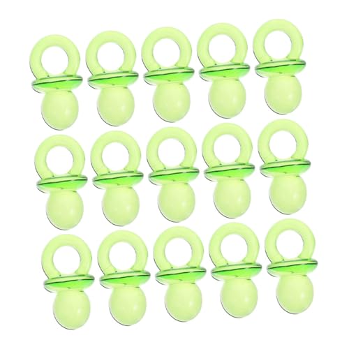 KICHOUSE 200pcs Gender-neutral Mini Pacifier Decorations Shower Favor Table Shower Soothers for Boy Girl