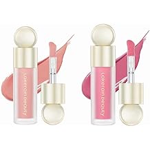 Beauty Searcher Liquid Blush, sensaci&oacute;n ligera y transpirable para las mejillas, maquillaje ruborizado s&uacute;per sucio de aspecto natural, cosm&eacute;ticos en crema de larga duraci&oacute;n 01+02