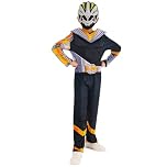 Rubies Official Power Rangers Cosmic Fury Black Ranger Costume, Childrens Fancy Dress, Size Age 3-4 Halloween