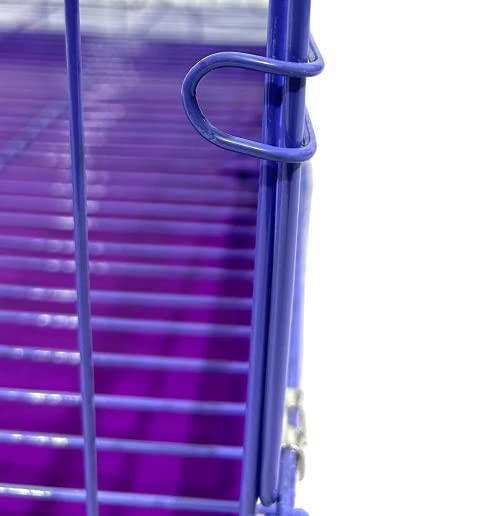 Dog Trust Dog Metal Crates Cage Kennel with Removable Tray Suitable for Large Adult Dog (Size 46 * 29 * 18) Colour- Purple (18Inch) 4