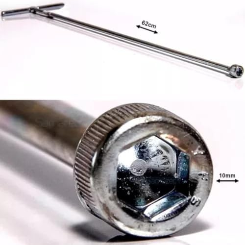 Chave Canhão T 10mm Longa 62cm Parafuso Agitador Reforçada