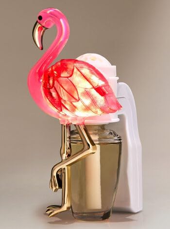 Bath Body Works Wallflowers Fragrance Plug Happy Flamingo Scent Control Nightlight, 1 Count (Pack of 1)