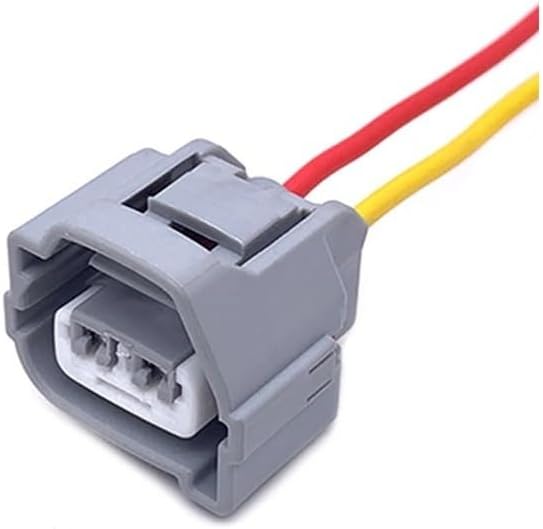2 Pin Car Front Fog Lights Plug Water/Proof Electronic Connector Wire Harness 7283-7023-10 Housing Socket 90980-10899 90980-10901(Grey Wire Harness,5 Pcs)