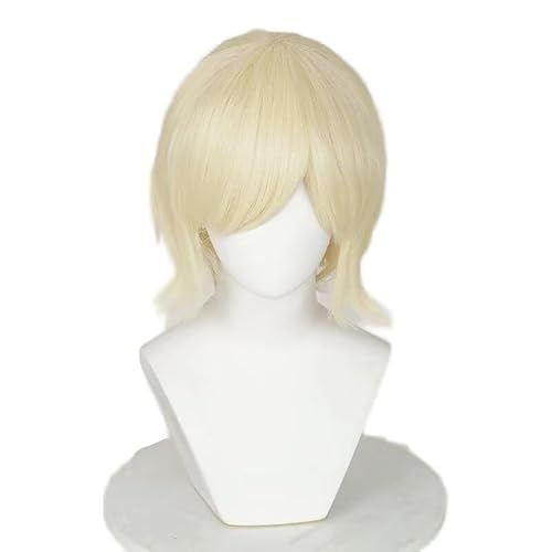 KiyaCos Shaggy Layered 70s Mullet Wolf Cut Wig 37cm Blonde