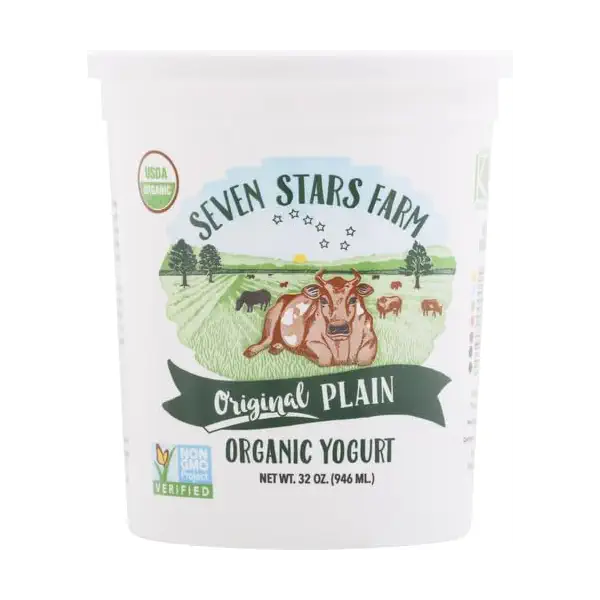 Seven Stars Dairy Yogurt, Plain, 32 oz (frozen) 3