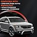 LOVELYNOV Headlights Compatible with 2009-2020 Dodge Journey Black and White Head Lights Lamp
