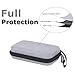Ginsco Hard Shell Protection Case Electronic Accessories Organizer Pouch for MacBook Air/pro Adapter Chargers Cables Power Bank, for Sandisk Portable SSD Flash Disk SD Card,Compact Travel Tech Case