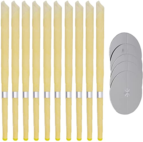 Hopi Natural Ear Candles Beeswax Cones 10pcs