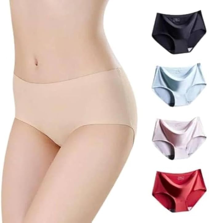 louryn koulyn Women's Panty Lycra Blend Panty for Women and Girls Combo of 3, Mid Rise,Hipster, Brief, Ladies Underwear-picture-31