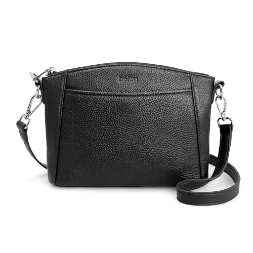 Image of befen Genuine Leather Anti-Theft Small Crossbody Bags for Women Cross Body Purse Handbags with RFID Blocking Card Slots