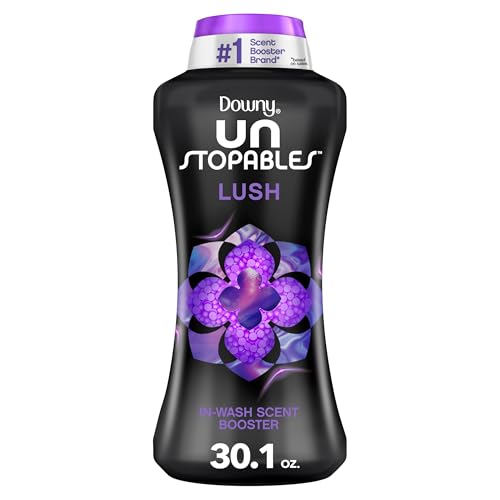 Image of Downy Unstopables In Wash Scent Booster Beads, Lush Scent, 30.1 oz, Laundry Beads for Odor Protection, Downy Scent Booster Beads, Laundry Scent Boosters