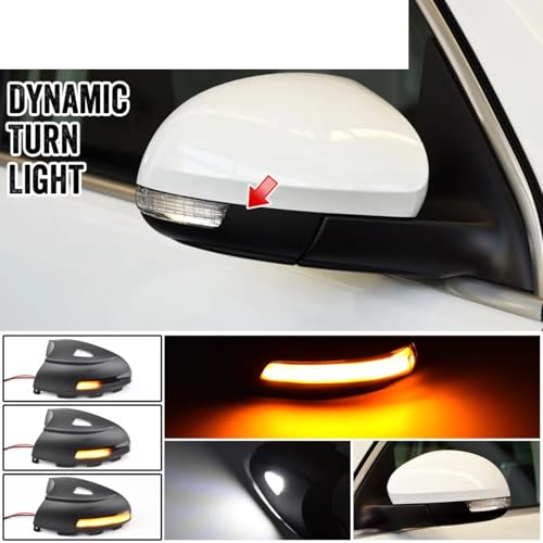 Clignotant de porte dynamique bleu avec éclairage de seuil Sharan