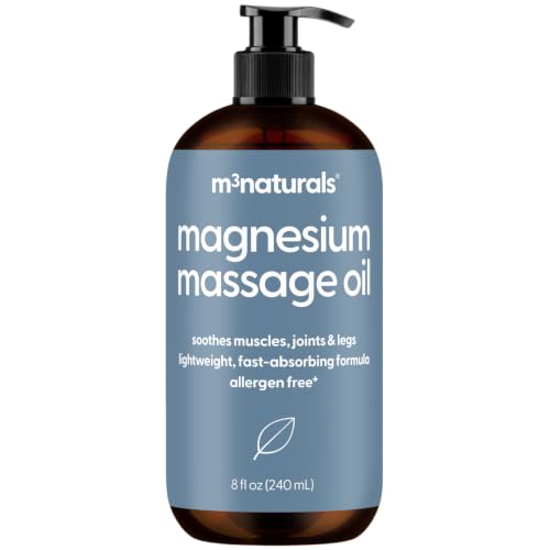 Magnesium Massage Oil for Muscle Relief (8 fl oz)