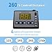 GAN XIN Shot Clock Basketball Timer,12/24/25/30/35/40/60 Seconds Countdown Timer, Portable Shot Clock with Buzzer for All Sports (Control Panel)