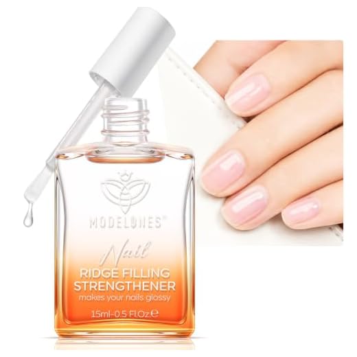 Modelones Nail Strengthener and Growth, Clear Nail Polish Hardener Repair