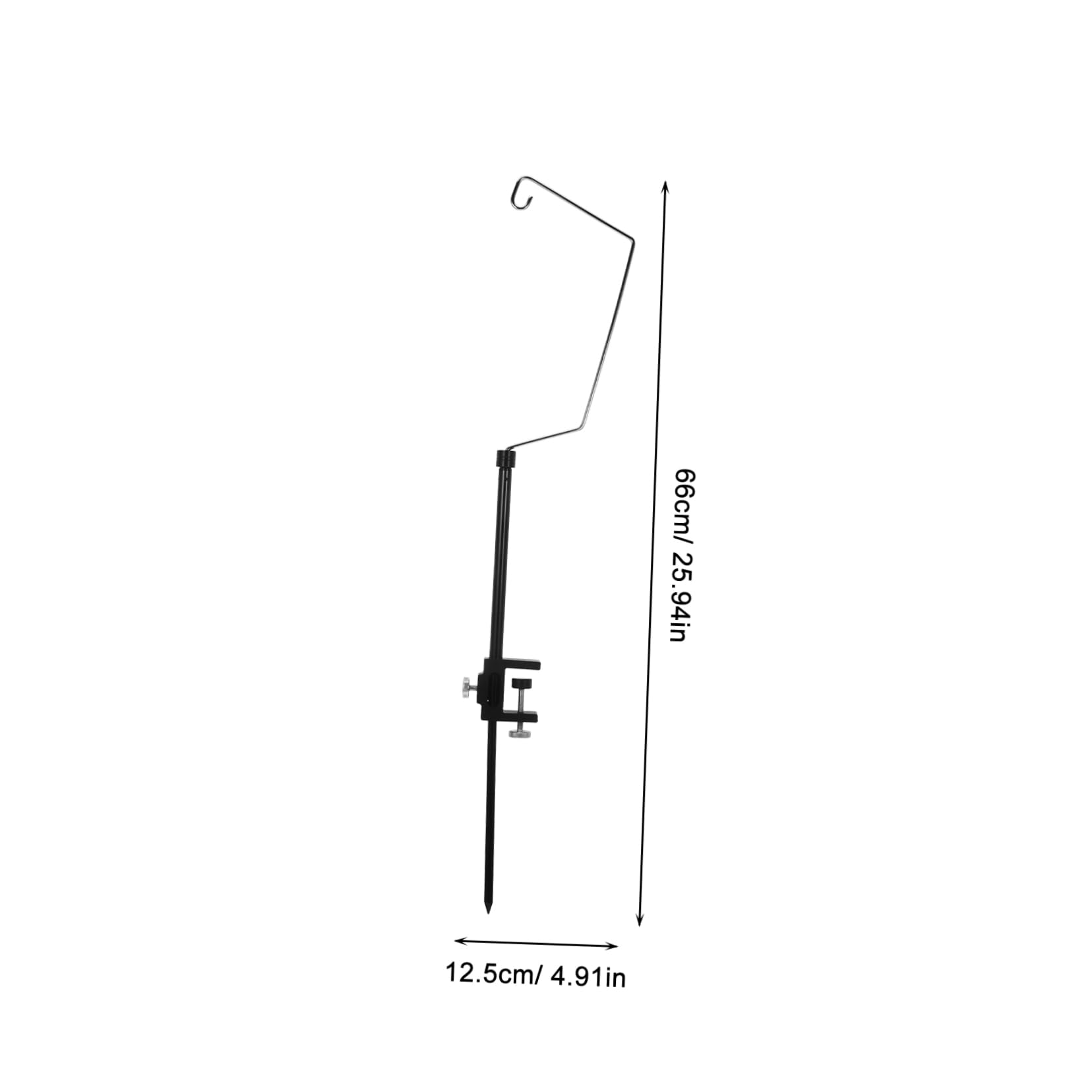 VICASKY 1Set Camping Lantern Stand Dual Use Table Ground Hanger Lightweight with Hooks Portable Outdoor Light Bracket for Camping Hiking and Emergency Situations