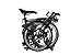 Brompton Folding Commuter Bike C Line 12-Speed | Compact, Lightweight, Urban Bike for Adults (Black, Mid)