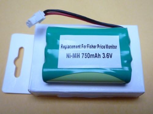 PowerSun Replacement Battery for Fisher Price Baby monitor 750mAh 3.6v J2457 M6163