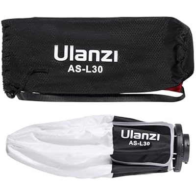 ULANZI 40W Pro Portable LED Video Light with DC Power Adapter+ULANZI Mini Lantern Softbox Soft Light Modifier