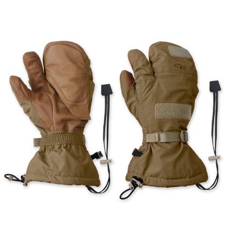 Outdoor Research Swoop Shell Mitts Coyote - USA, Coyote, X-Large
