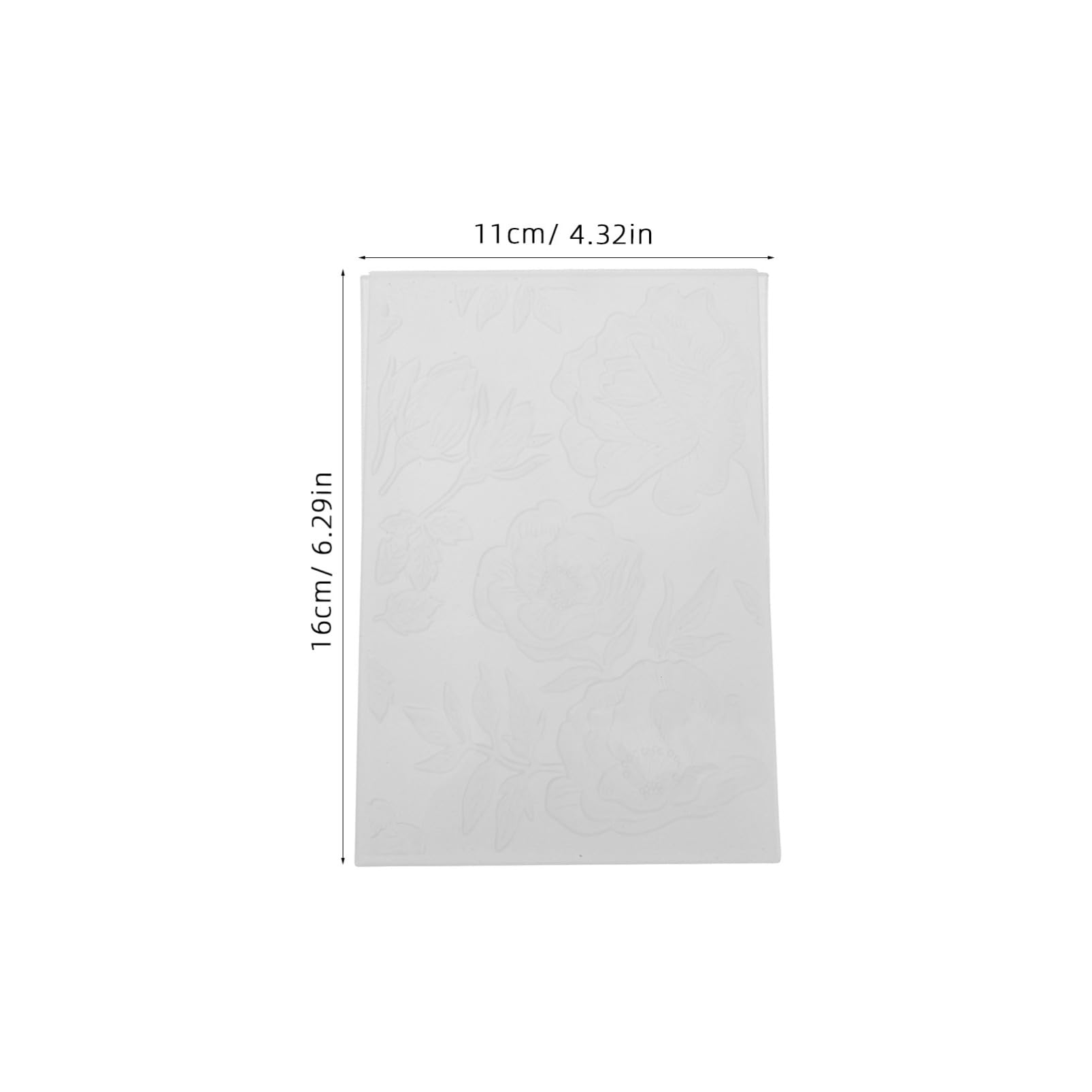LIFKOME DIY Embossing Templates for Scrapbooking Durable Plastic Flower Design Stencils for Greeting Cards Photo Card Folders Creative Crafting Tool for Handmade