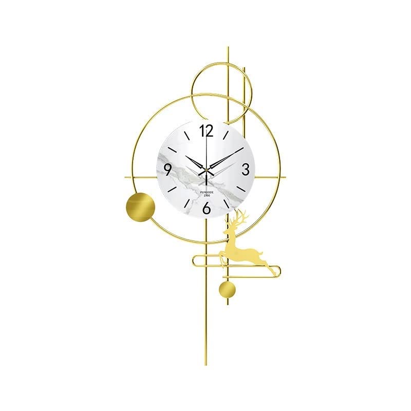 Horloge Murale de Bureau Silencieuse TUSUOD Fin du Tic-Tac Déco Blanche Moderne