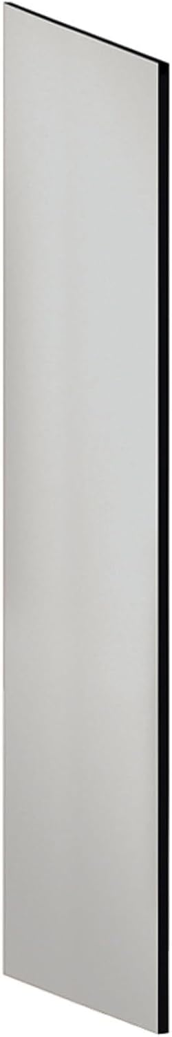 Salsbury Industries Side Panel - for 5 Feet High - 21 Inch Deep Designer Wood Locker - with Sloping Hood - Gray