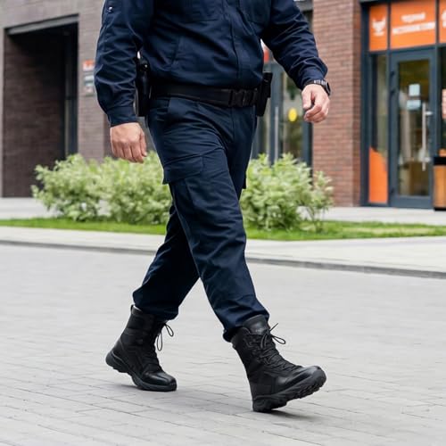 Image of NINGO Military Tactical Work Boots for Men, Soft Toe, 8inch, Lightweight