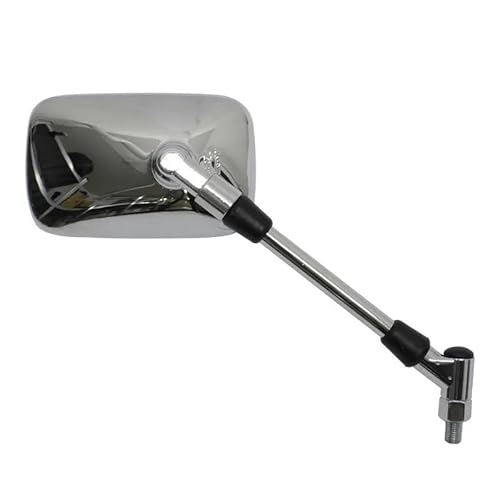 BCR COMPONENTS Specchio Destro Nero per Moto, Compatibile con Suzuki AN250/400 Burgman 250/400cc, Regolabile e Facile da Installare, Ideale per Tutte le Condizioni Atmosferiche