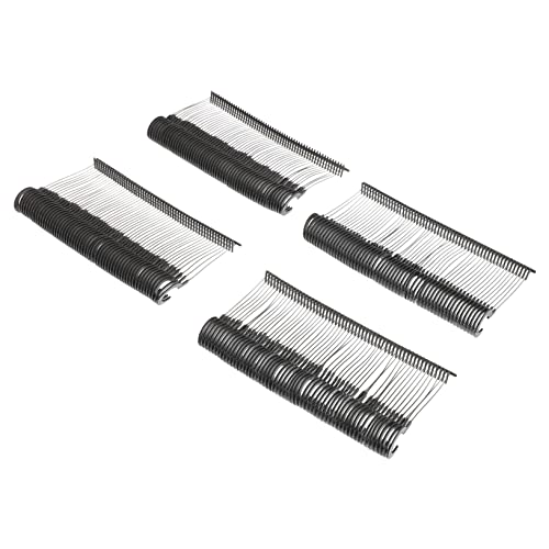 MUCKLILY 5000pcs Pin Security Loop Clothing Labels Tag Buckle Multifunctional Tag Fastener Plast- Ic j Hook Fasteners Label Tagging Hanging Tag Fasteners Hanger Hooks Black Pp