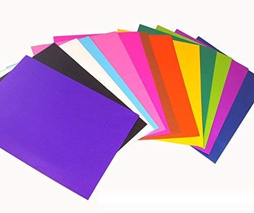 Image of OON Craft Sheet A4 Size Colored Felt (10 Pieces) Randomly 10 Colored Pieces (Multicolor)