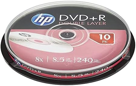 HP DVD+R DL 8X 10PK cake box HP 8.5GB
