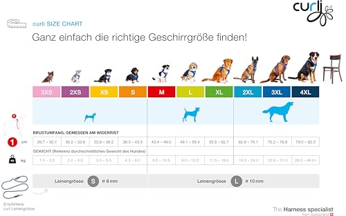 Vest Harness curli Clasp Air-Mesh Ruby XS