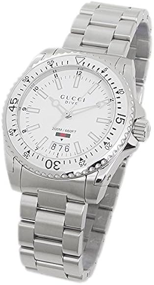 Amazon.co.jp: [グッチ] 腕時計 メンズ GUCCI YA136302 ホワイト