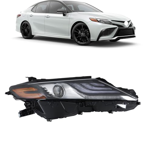 LABLT Passenger Side Headlight Assembly Replacement for Camry XSE 2021 2022 Right Side Headlight Replacement for 8111006G30 by LABLT - Used condition - US$55.89