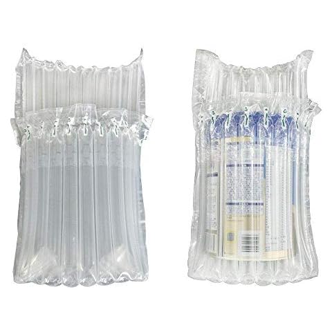 Sourcemall 20 Pack Milk Powder Can Protector Travel Transport Inflatable Column Packaging Air Bags Air Filled Column Shockproof Cushioning with 1 Pump random colour Cover