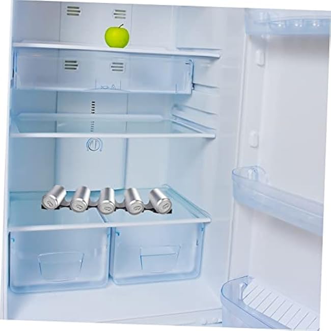 CHILDWEET Silicone Fridge Organizer for Cans and Bottles Multi Use Beverage Storage Rack Slip Design for Beer Wine and Soft Drinks Space Saving for Refrigerator and Pantry