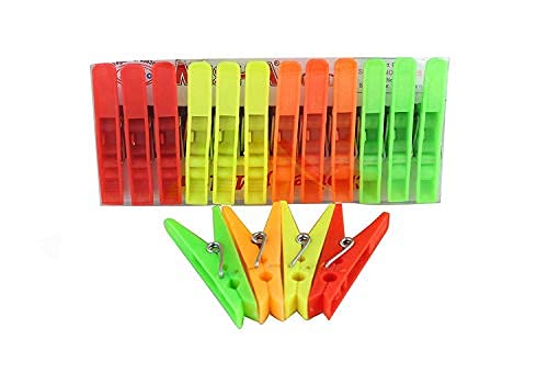 Sinco Cloth Hanging Clips Cloth Pegs for Drying Clothes - Set of 12 Pieces 1