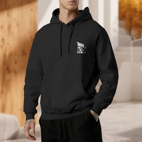 Sudadera con capucha para hombre con diseño de caballero de San Jorge 2