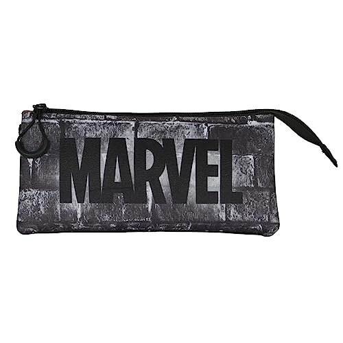 Marvel Spiderman Amazing-FAN Triple Pencil Case 2.0, Multicolour, 23 x 11 cm - Image 3