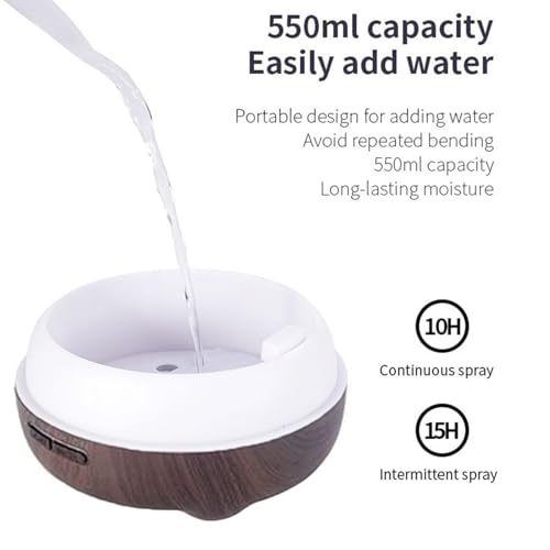Humidificateur diffuseur d'aromathérapie USB 550ml pour maison