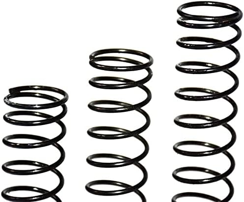 高弾性黒化ばね マンガン鋼圧力ばね 線径 1.2mm 外径 19mm 長さ 10-50mm 5PCS (長さ:1.2x 【柔軟性】