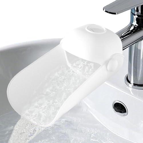 Monozoz Extensor de grifo de bañera, cubierta de extensión de lavado a mano, extensión de grifo de agua para baño, cocina, bañera