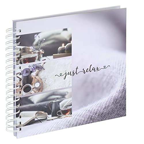 hama hCc Relax Spiral Album, 28 x 24 cm, 50 White Pages, Just Relax