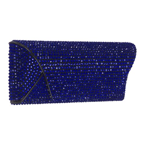 Étui à lunettes de soleil rigide anti-rayure, étui magnétique bleu contre les chocs en sac