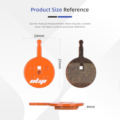Ulip Bike Brake Pads Bicycle Disc Brake Pads Compatible for SRAM Avid Ball Bearing 5 Mechanical BB5 MTB Brake Pads for Merida Duke for Mountain Bike Ebike 2 Pairs