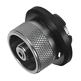 BESTonZON Gas Tank Adapter Gas Kopf Leicht Für Camping Outdoor Kochen Stabile Verbindung Effiziente Gasnutzung Für Wandern Rucksacktouren