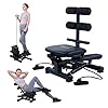 BESVIL-Stepper-ABS-Workout-Equipment-AB-Machine-Total-Body-Workout-Fitness-Exercise-Machine-Stepping-Exercise-Machine-for-Home-Gym-WorkoutBlack BESVIL Stepper ABS Workout Equipment AB Machine Total Body Workout Fitness Exercise Machine Stepping Exercise Machine for Home Gym Workout,Black