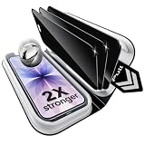 【３秒で完成・秒貼革命】ESR ガラスフィルム iPhone 17 用 覗き見防止 いphone16pro保護フィルム 28度以上視界を遮断 米軍MIL規格 強化ガラス 9H硬度 さらさら ３枚 気泡無し 割れ防止 指紋防止 自動除塵 0.5M鋼球落下テスト 高耐久 いphone17/16pro用保護フィルム 超簡単ガイド枠付き(UltraFitトレイ)